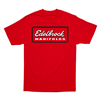 Edelbrock 289100 Edelbrock Manifold Red T-Shirt, Large