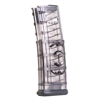 AR15 MAGAZINE, 30RD, SMOKE, WITH COUPLER