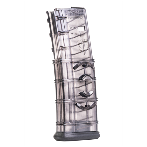 AR15 MAGAZINE, 30RD, SMOKE, WITH COUPLER