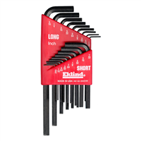 18 Piece SAE Combination Short/Long Hex-Lâ„¢ Hex Key Set