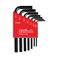 Eklind Tool Company 10107 7 Piece SAE Short Hex-L Hex Key Set