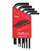Hex Key Set 11 Pc SAE Short .050-1/4"