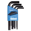 9 Piece Metric Short Hex-L Hex Key Set