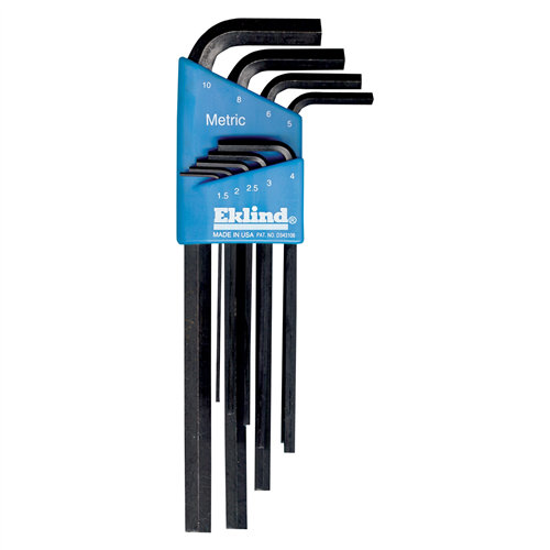 9 Piece Metric Long Hex-L Hex Key Set