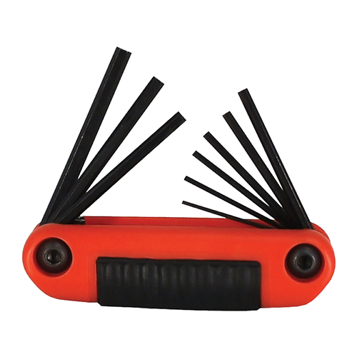 9-Piece SAE Ergo-Fold Hex Key Set