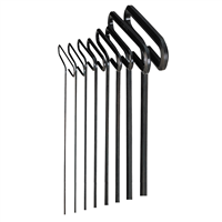 Hex Key Set 8 Pc T-Handle 9in SAE 3/32-1/4"