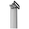 Hex Key Set 5 Pc T-Handle 9" Metric 2.5-6mm