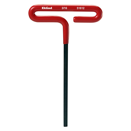 Hex Key 3/16" T-Handle 6" Cushion Grip