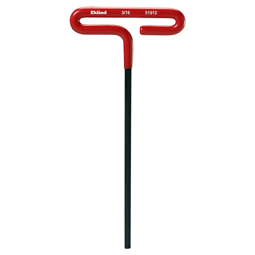 Hex Key 3/16" T-Handle 9" Cushion Grip