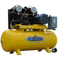 Compressor 7.5 HP 2 Stg V4 1 Ph Hor. 80 Gal