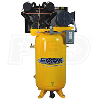 Compressor 10 Hp 2 Stg V4 1 Ph Vert 80 Gal - Emax Compressor