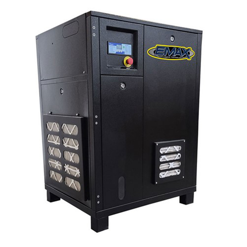 EMAX 25HP 3PH Industrial Rotary Screw Compressor-Cabinet Only