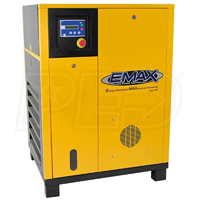 EMAX COMPRESSOR ERS0100001 Compressor Emax Rotary Screw 10hp Single Phase