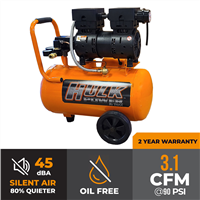 EMAX COMPRESSOR HP01P006SS Hulk by EMAX 1hp 6 Gal. Silent Air Portable Compressor