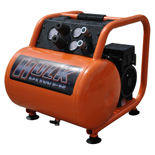 Hulk 1.5hp 5 Gal. Silent Air Prtbl Cmprssr - Emax Compressor