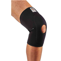 Ergodyne 16536</Br>615 2Xl Black Knee Sleeve W/ Open Patella/Anterior Pad