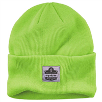 Ergodyne 16806</Br>6806 Lime 6806 Cuffed Rib Knit Beanie Hat
