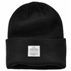 Ergodyne 16808 6806 Black 6806 Cuffed Rib Knit Beanie Hat