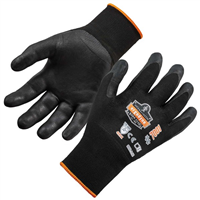 Ergodyne 17954 7001 L Black Abrasion Resis Nitrile-Coated Gloves