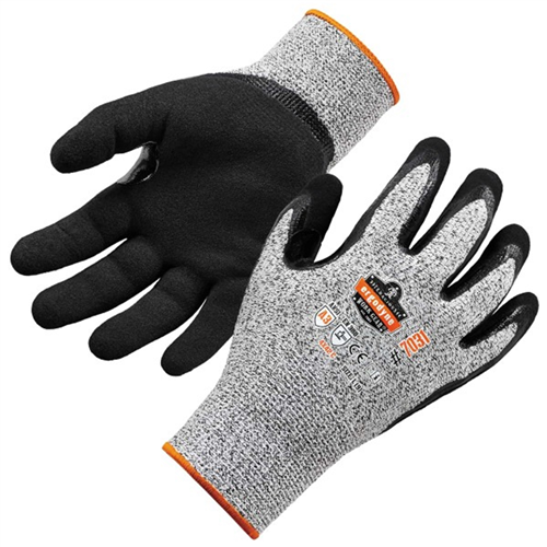 Ergodyne 17982 7031 S Gray Nit-Coat Cut-Resis Gloves A3 Level