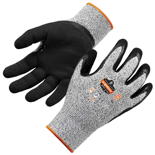 Ergodyne 17983 7031 M Gray Nit-Coat Cut-Resis Gloves A3 Level