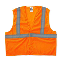 Ergodyne 20965 8205Hl L/Xl Orange Type R Class 2 Super Mesh Vest