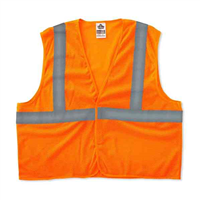 Ergodyne 20967 8205Hl 2Xl/3Xl Orange Type R Class 2 Super Mesh Vest