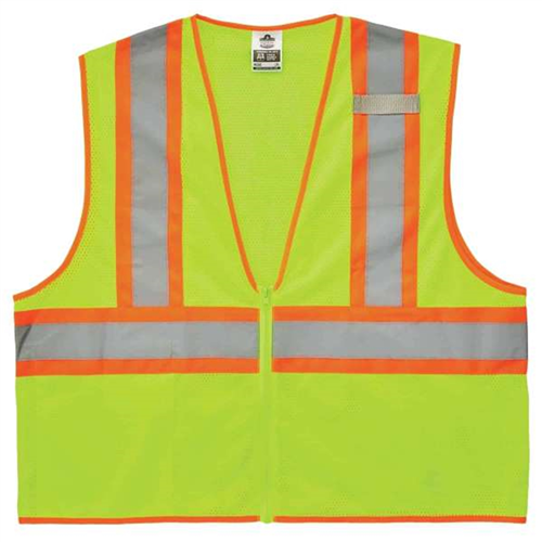 Ergodyne 21293 8229Z S/M Lime Type R Class 2 Two-Tone Vest