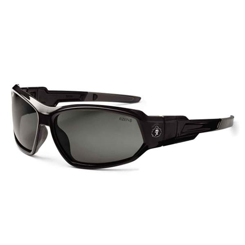 Ergodyne 56033 Loki Anti-Fog Smoke Lens Black Safety Glasses Sunglasses