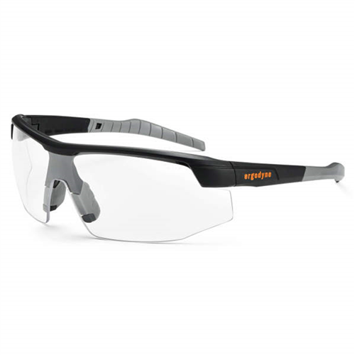 Ergodyne 59000 Skoll Clear Lens Matte Black Safety Glasses