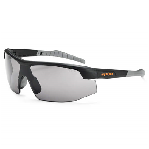 Ergodyne 59033 Skoll Anti-Fog Smoke Lens Matte Black Safety Glasses