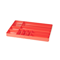 10 Compartment Organizer Tray, Red