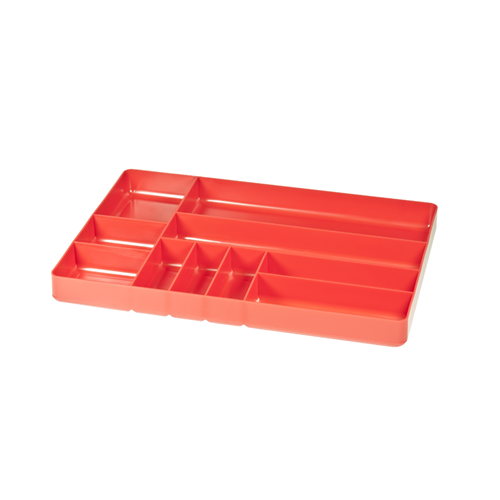 10 Compartment Organizer Tray, Red