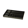 10 Compartment Tray, Black