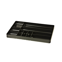 10 Compartment Tray, Black