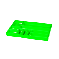 11 x 16" 10 Compartment Organizer Tray - Green