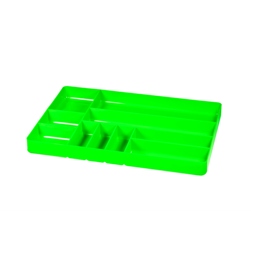 11 x 16" 10 Compartment Organizer Tray - Green