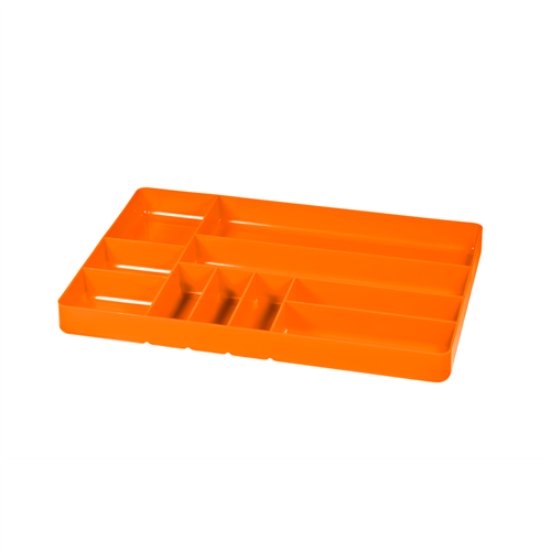 11 x 16" 10 Compartment Organizer Tray - Orange