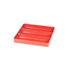 3 Compartment Organizer Tray, Red