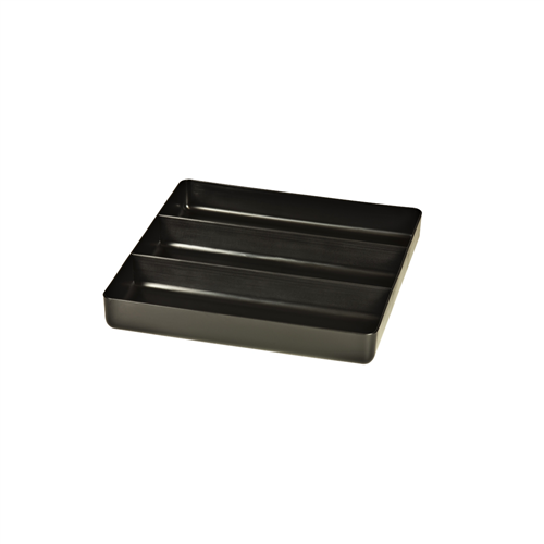 3 Compartment Organizer Tray, Black