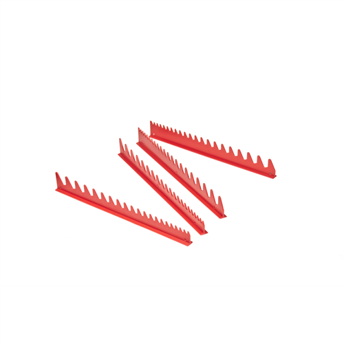 Ernest 6014 Ernst Mfg. 40 Tool Space Saver Wrench Rails, Red