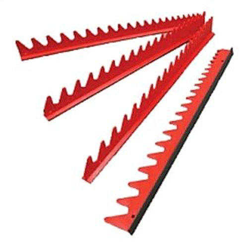 Ernest 6014M Ernst Mfg. 40 Tool Space Saver Wrench Rails, Red with Magnet