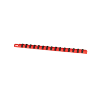 18 in. Socket Organizer, Red w/ 1/4 in. TwistLock Clips