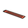 Socket Boss, 2 Rail Socket Tray, Red - 1/4 in. Drive