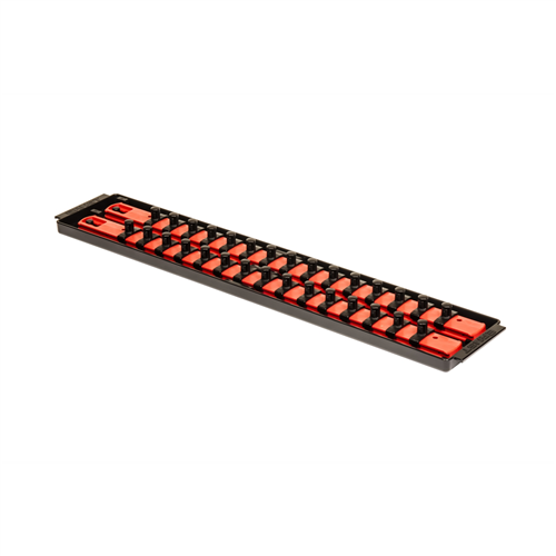 Socket Boss, 2 Rail Socket Tray, Red - 3/8 in. Drive