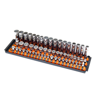 Ernst 8482</br>3 Rail Twist Lock Socket Boss 18", Orange- 1/4", 3/8" & 1/2"