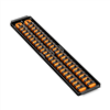 2 Rail Twist Lock Socket Boss 18", Orange - 1/4"