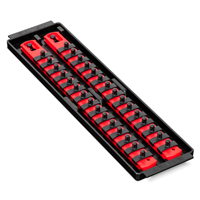 Ernst 8492</br>2 Rail Twist Lock Socket Boss 13", Red - 1/4"