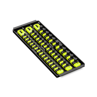 Ernst 8498HV</br>3 Rail Twist Lock Socket Boss 13", HI-VIZ - 1/4", 3/8" & 1/2"