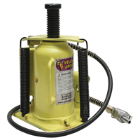 Esco Yellow Jackit 20-Ton Air/Manual Bottle Jack (Welded Base)